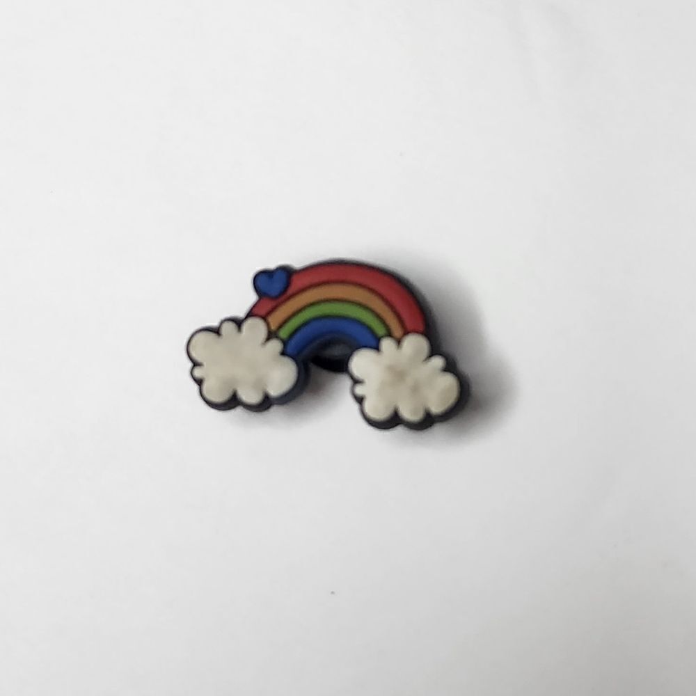 Jibbits Shoe Charm for CROCS rainbow